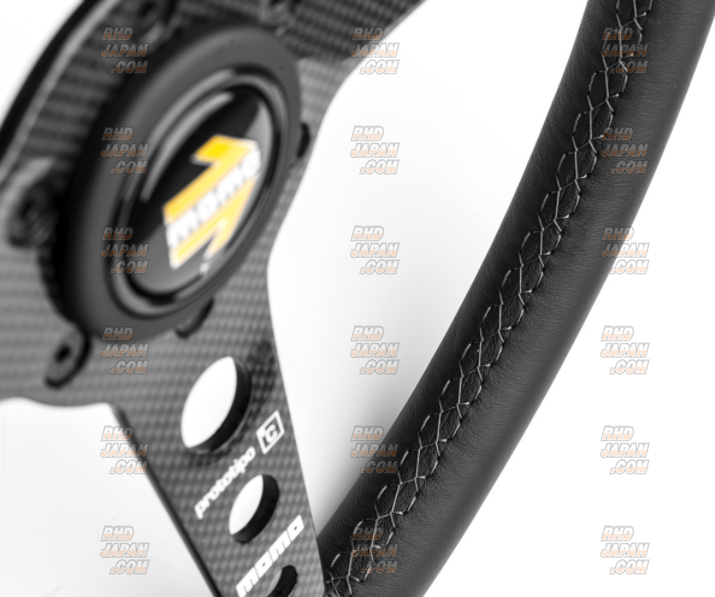 MOMO Prototipo 6C Steering Wheel 350mm - Carbon Fiber - RHDJapan